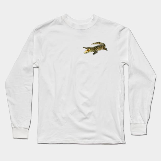 Small crocodile Long Sleeve T-Shirt by antaris
